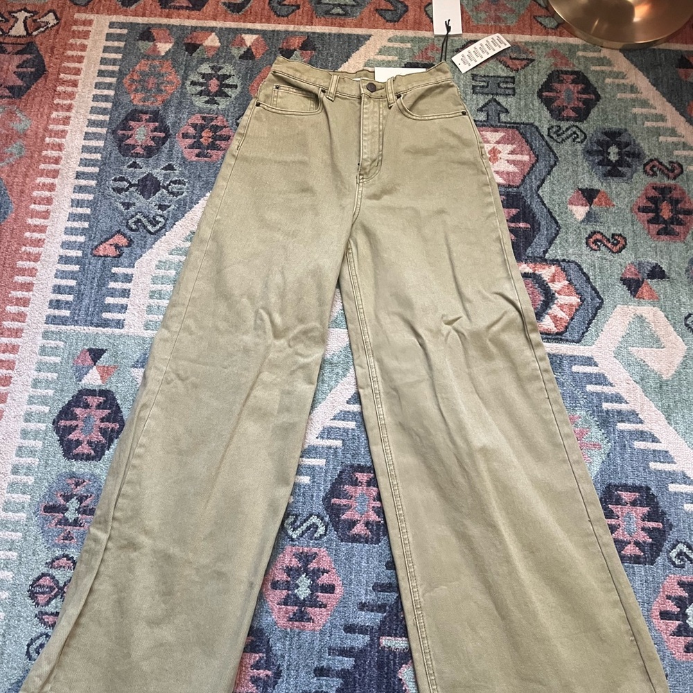 BDG Flare Jeans in Tan